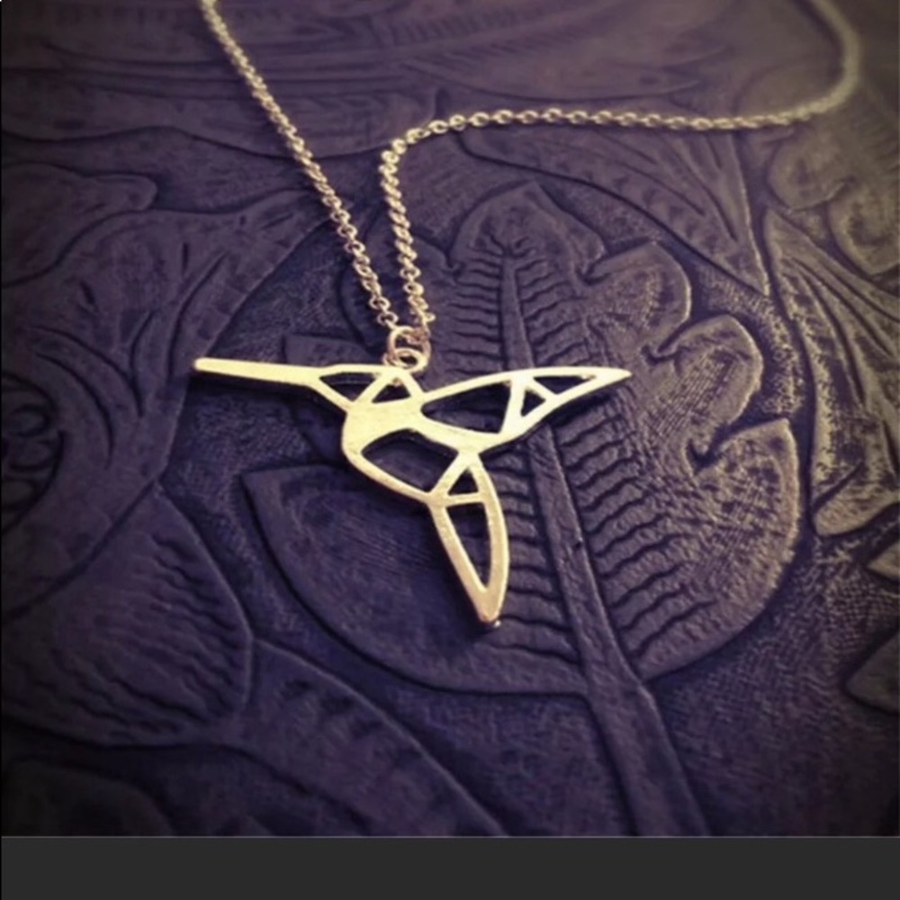Hummingbird necklace